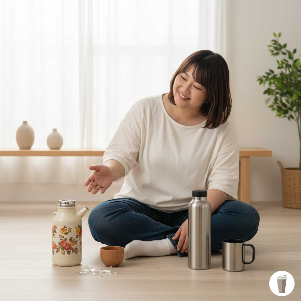 割れる昔のガラス製魔法瓶とステンレスの比較と選び方