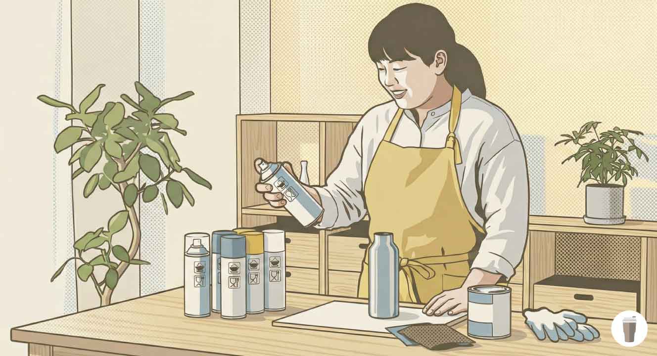 再塗装には水筒用の塗装スプレーを選ぼう